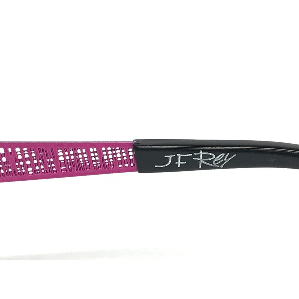 J.F. Rey Eyeglasses Frames JF2588 2280 Blue Purple Pink Woven Webbed 54-16-140